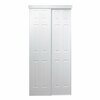 Renin 72 in. x 80 1/2 in. Bypass 6-Panel Closet Door BY0106BWWTE072080